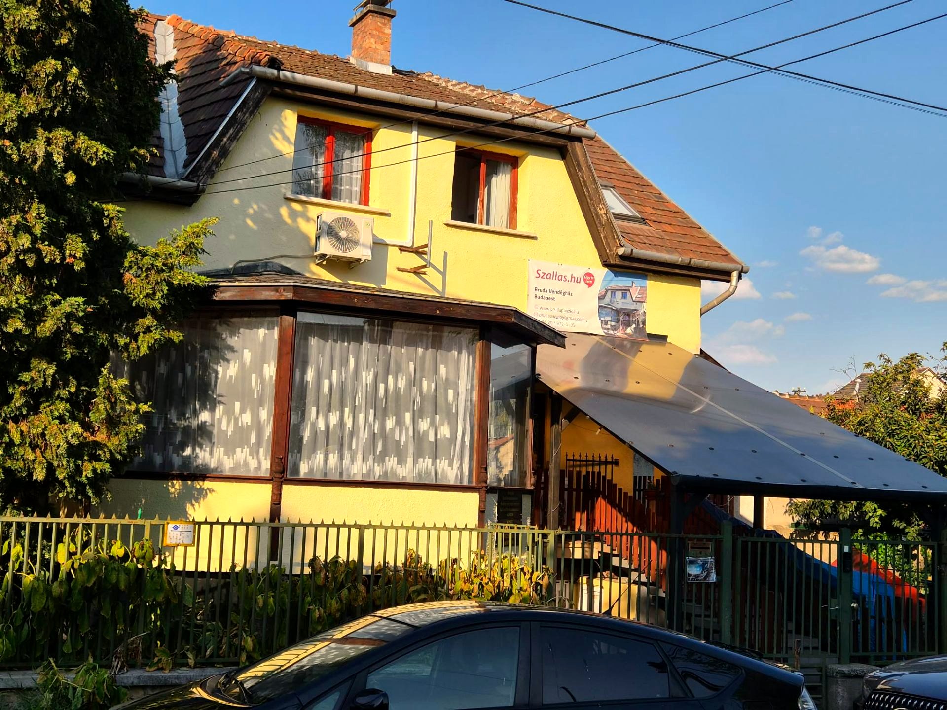 A Bruda Vendégház épülete Budapest XX. kerületében